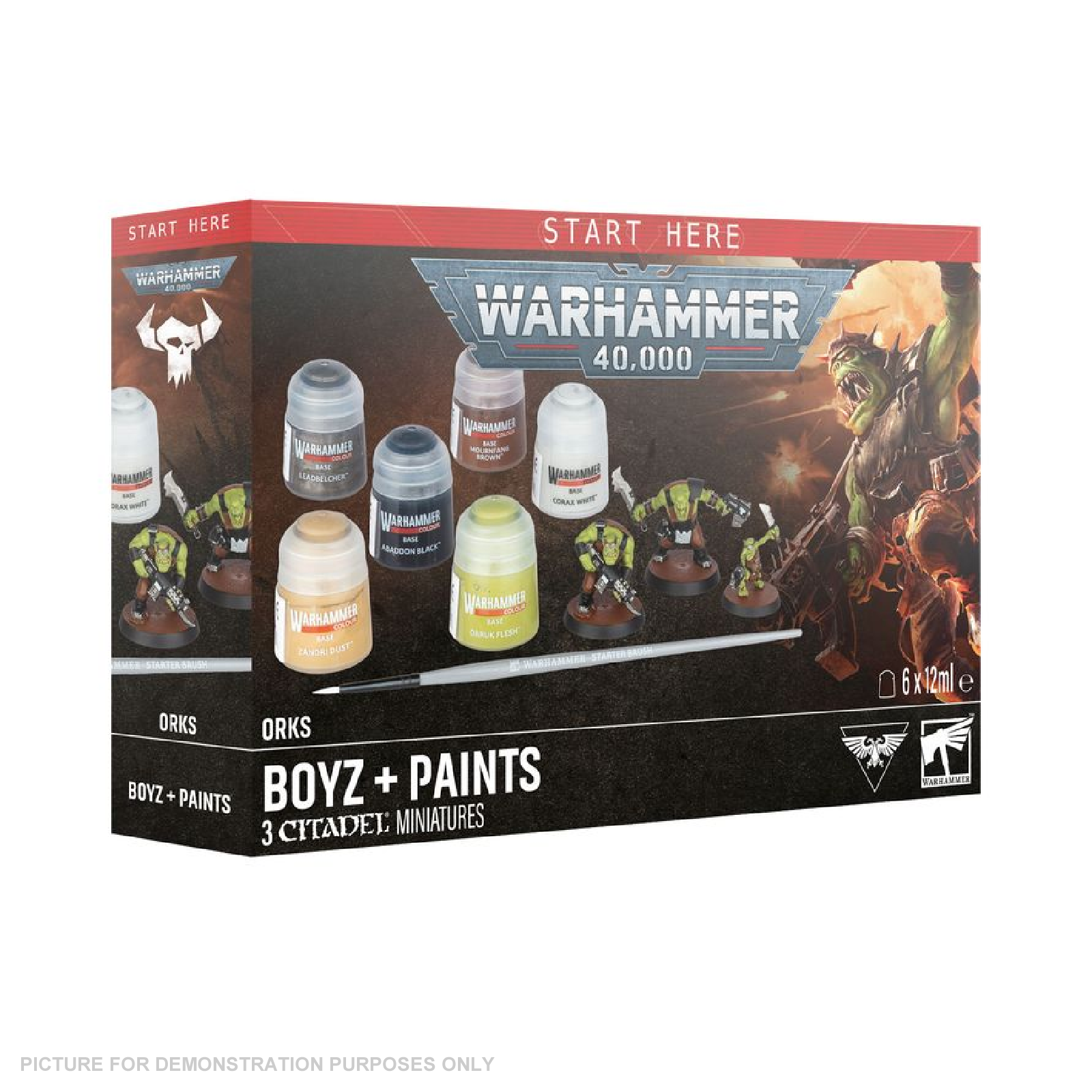 Warhammer 40,000 - Starter Set - Orks Boyz + Paints